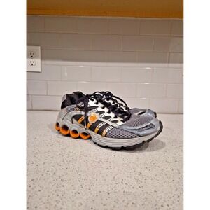 K-Swiss Tubes Run 100 Mesh Mens Size 11.5 Gray & Orange Running Shoes Sneakers